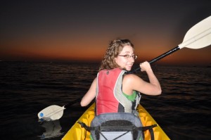 bioluminescent kayaking
